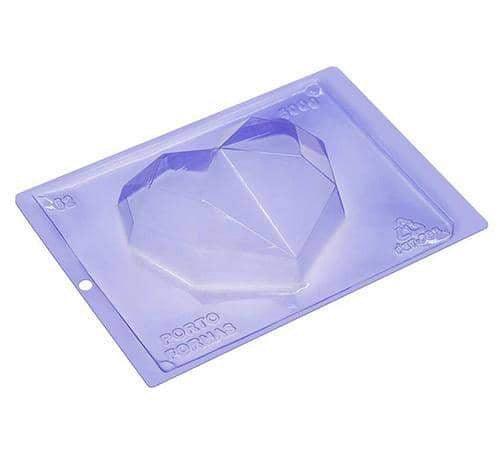 3-Part Mold Large Diamond Heart 500g