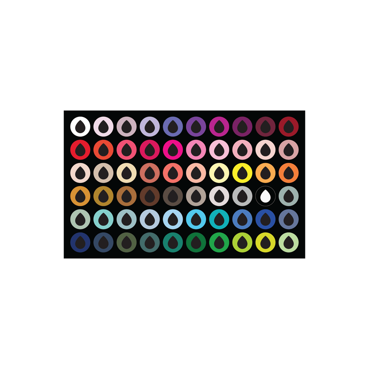 Colour Mill Aqua Swatch Spots - Sweet Life Cake Supply