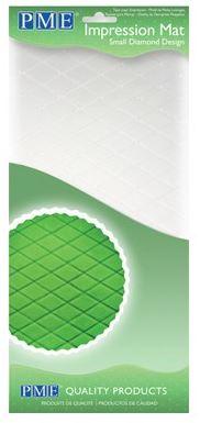 IMPRESSION MAT - SMALL DIAMOND DESIGN* - Sweet Life Cake Supply