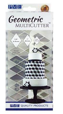 GEOMETRIC MULTICUTTER - DIAMOND, SET OF 3*