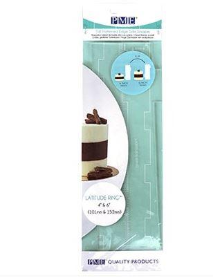 PME SIDE SCRAPERS - LATITUDE RING FOR 4" AND 6" CAKES* - Sweet Life Cake Supply