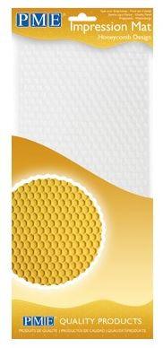 IMPRESSION MAT - HONEYCOMB DESIGN - Sweet Life Cake Supply