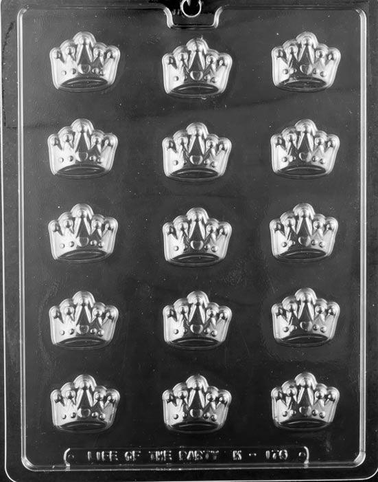 Chocolate Mold Princess Crown 1.25” - Sweet Life Cake Supply
