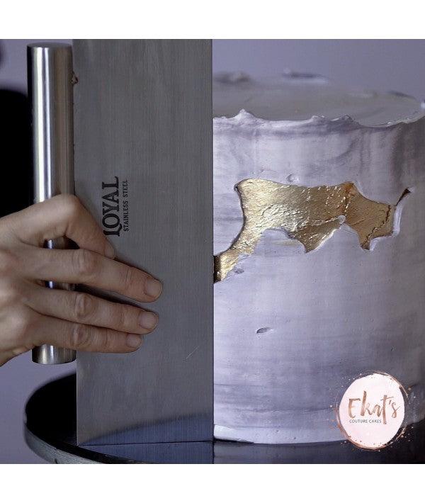 Loyal Long Edge Scraper & Handle - Sweet Life Cake Supply