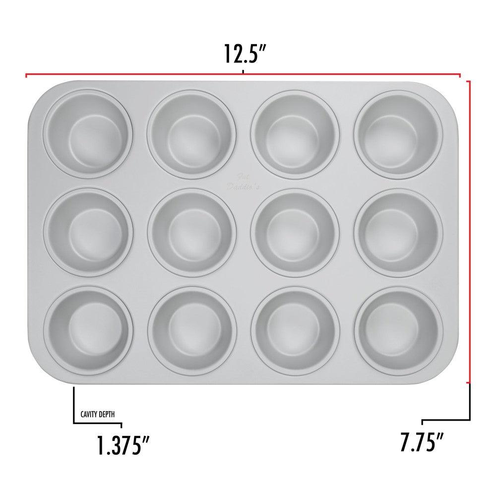 Fat Daddios Standard Muffin Pan 12 Cavity - Sweet Life Cake Supply