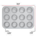 Fat Daddios Standard Muffin Pan 12 Cavity