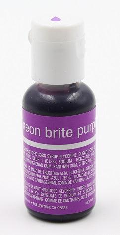 Chefmaster Liqua Gel 0.70oz : Neon Brite Purple