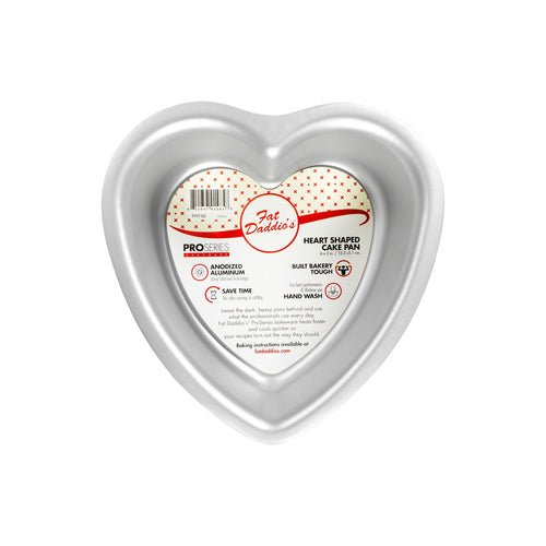 Fat Daddios Heart Pan 6" - Sweet Life Cake Supply