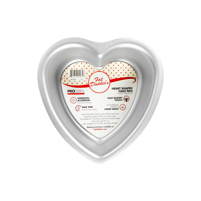 Fat Daddios Heart Pan 6" - Sweet Life Cake Supply