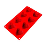 Silicone Bakeware Plain Heart 3oz