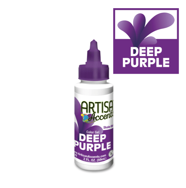 Deep Purple Artisan Accents Gel Color - Sweet Life Cake Supply