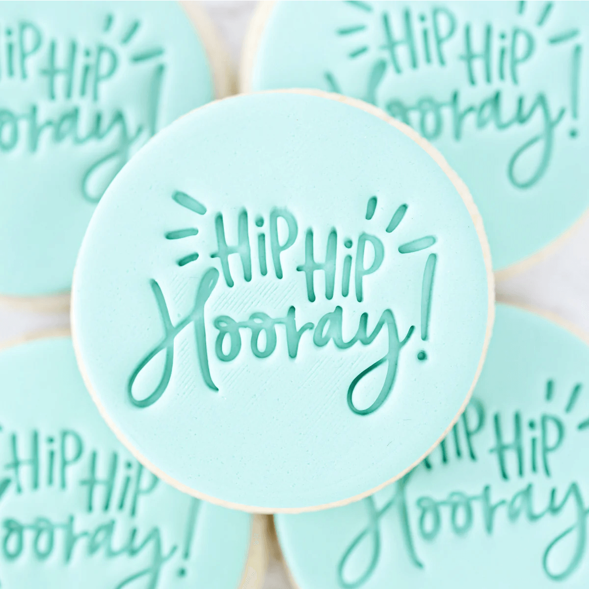 Sweet Stamp Embosser Hip Hip Hooray - Sweet Life Cake Supply