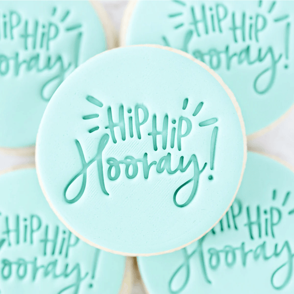 Sweet Stamp Embosser Hip Hip Hooray - Sweet Life Cake Supply