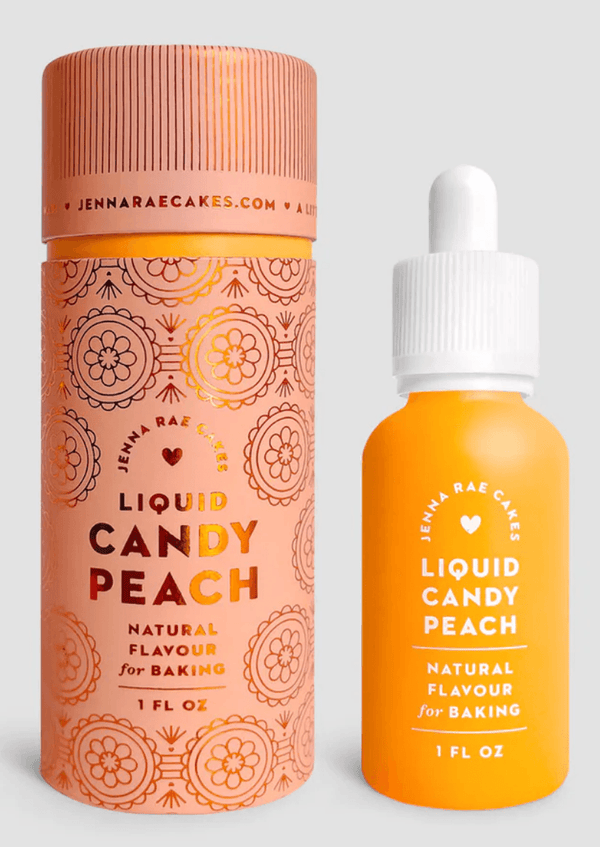 JRC Candy Peach Liquid Flavor 1 oz - Sweet Life Cake Supply