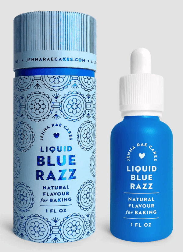 JRC Blue Razz Liquid Flavor 1 oz - Sweet Life Cake Supply