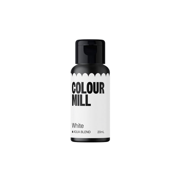Colour Mill Aqua White 20ml - Sweet Life Cake Supply