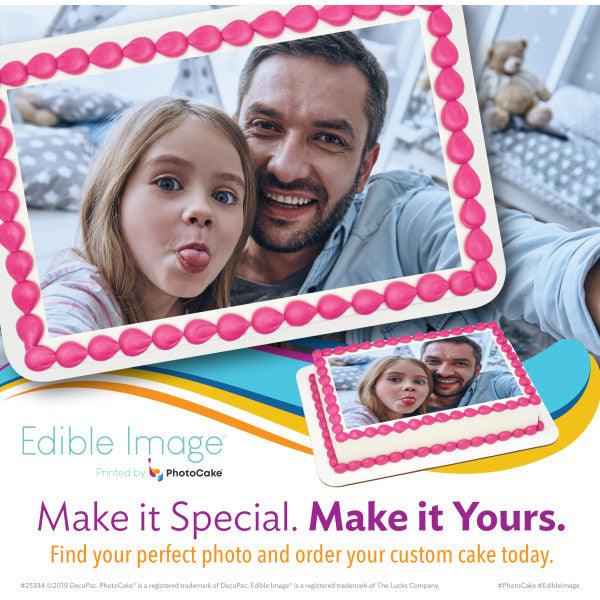 Edible Image Full Sheet 8" x 10.5" - Sweet Life Cake Supply