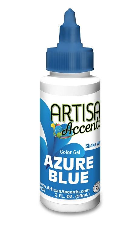Azure Blue Artisan Accents Gel Color - Sweet Life Cake Supply