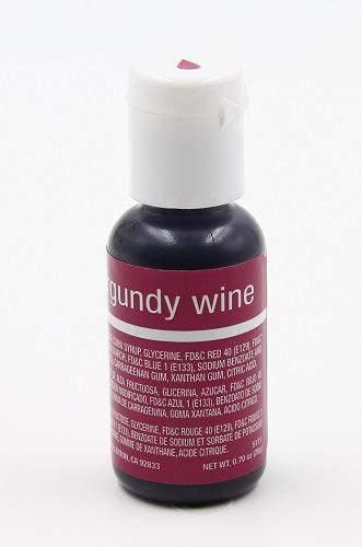 Chefmaster Liqua Gel 0.70oz : Burgundy Wine