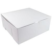 10"x 10"x 5" White Cake Box