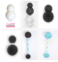 Cake Pop Snowman Mold - Sweet Life Cake Supply
