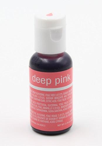 Chefmaster Liqua Gel 0.70oz : Deep Pink - Sweet Life Cake Supply