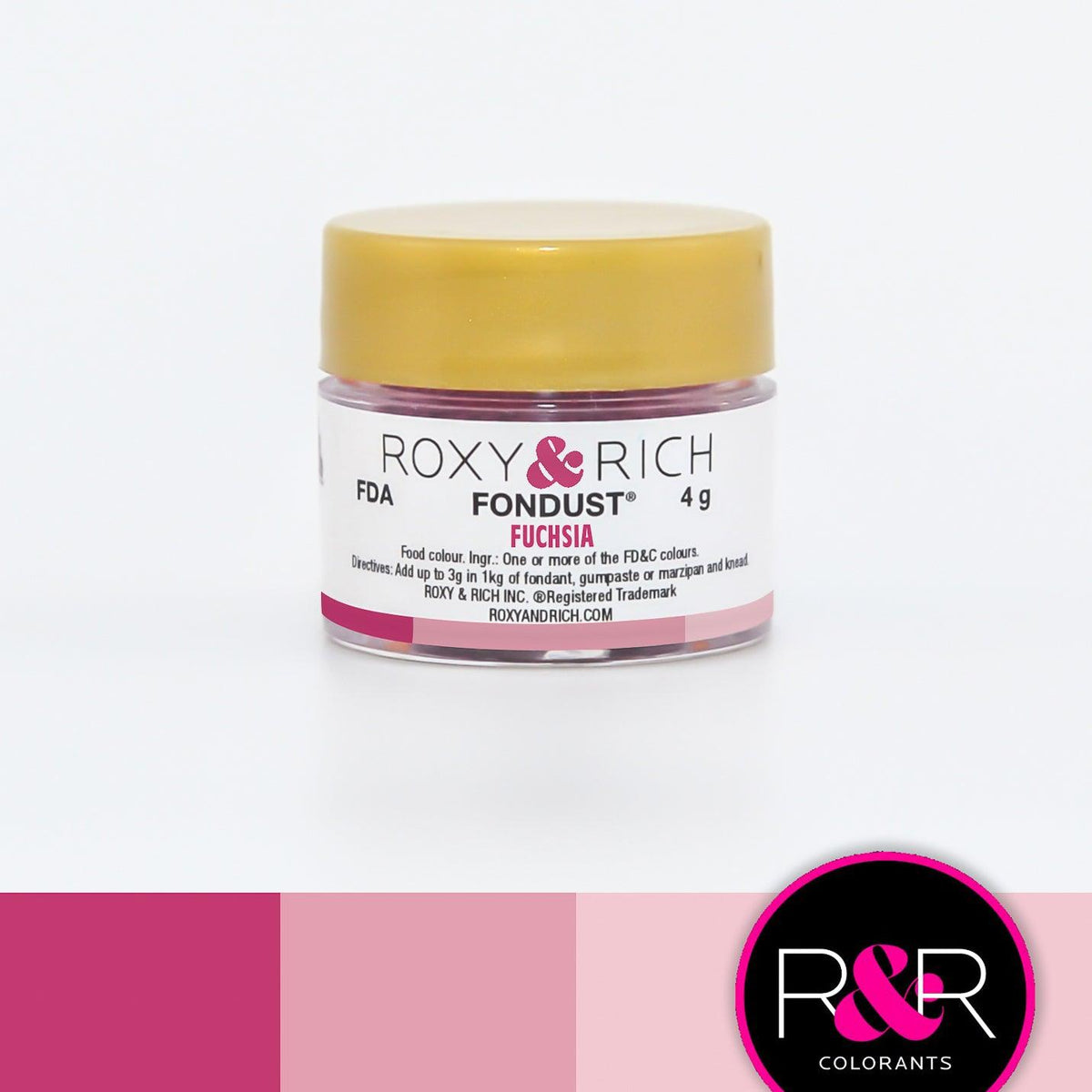 Fuchsia Fondust 4g - Sweet Life Cake Supply