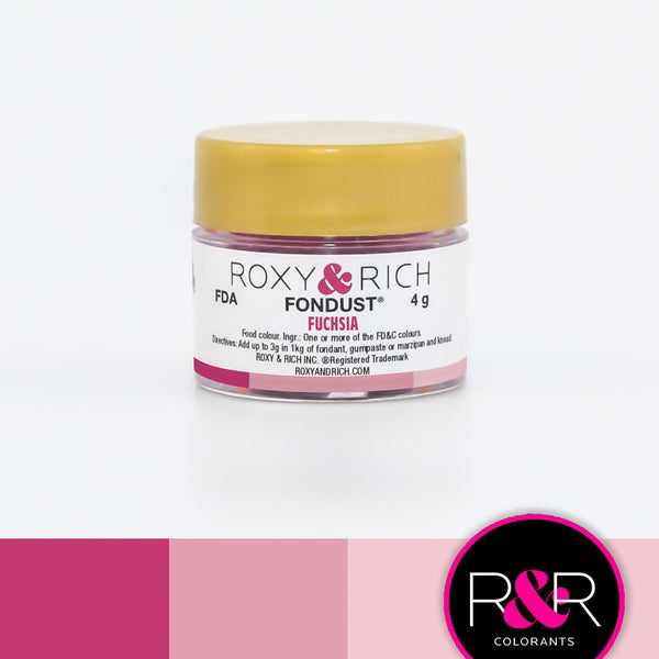 Fuchsia Fondust 4g - Sweet Life Cake Supply