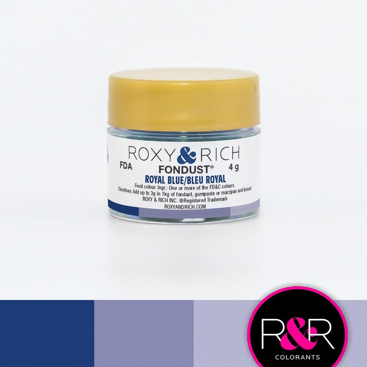 Royal Blue Fondust 4g - Sweet Life Cake Supply