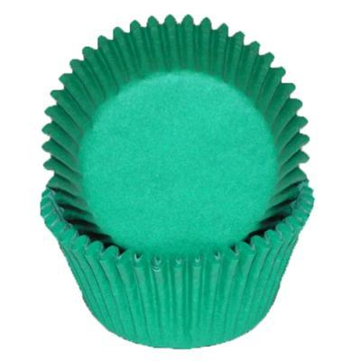 MINI Green Cupcake Liners 100 Count* - Sweet Life Cake Supply