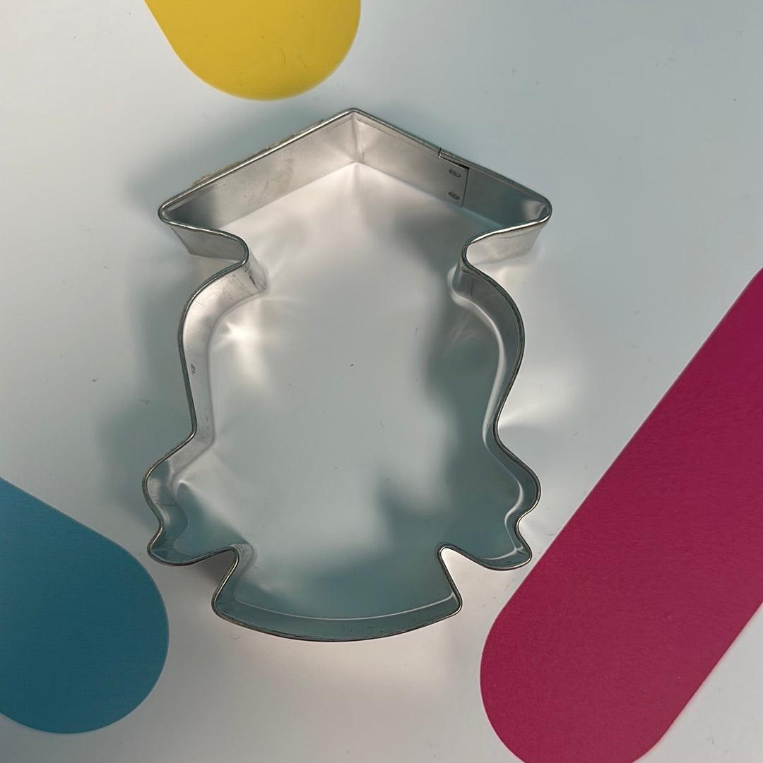 Cookie Cutter Female Grad 4” - Sweet Life Cake Supply