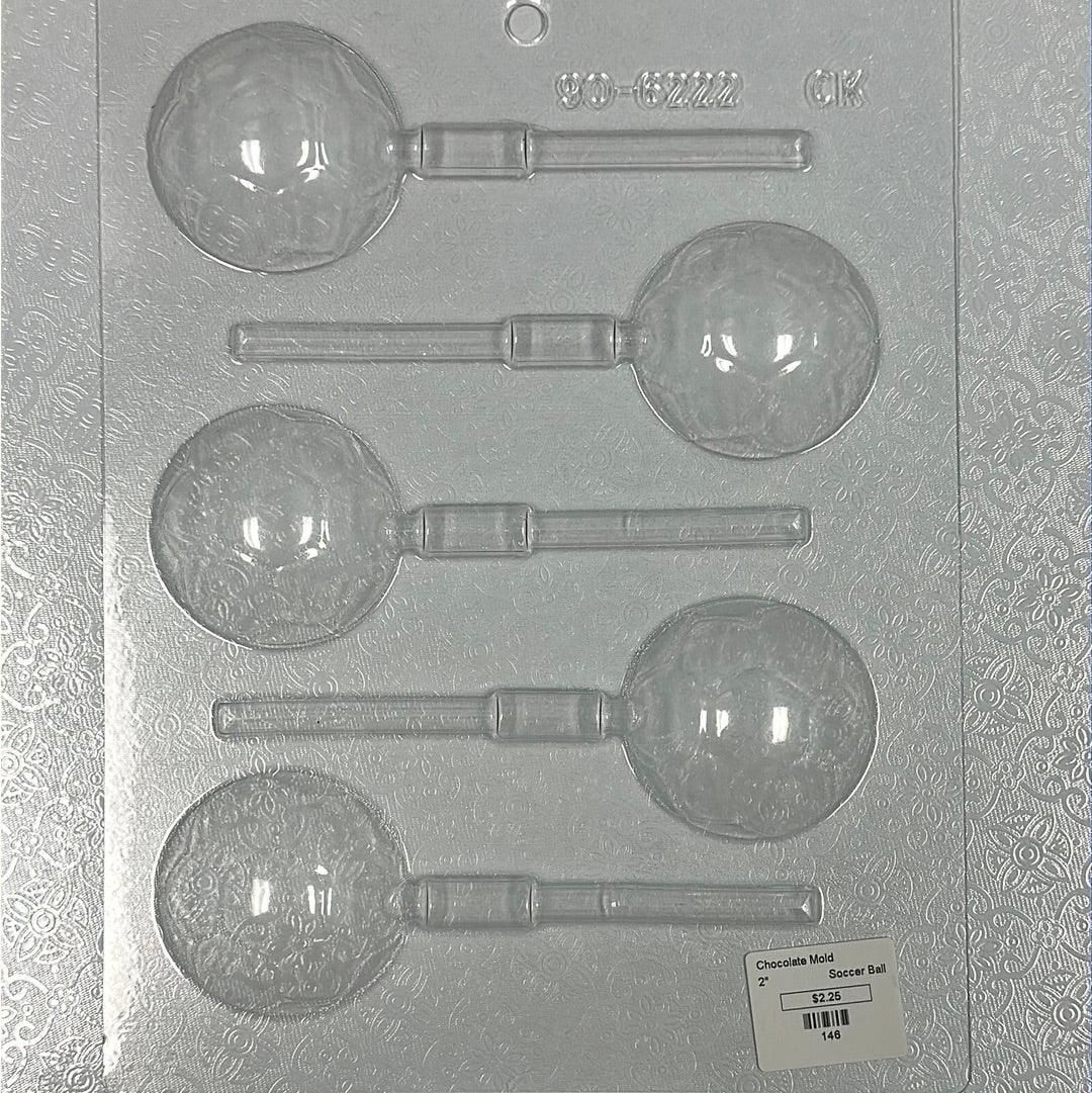 Chocolate Lollipop Mold Soccer Ball - Sweet Life Cake Supply