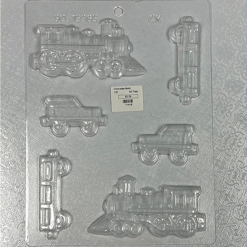 Chocolate Mold 3D Train