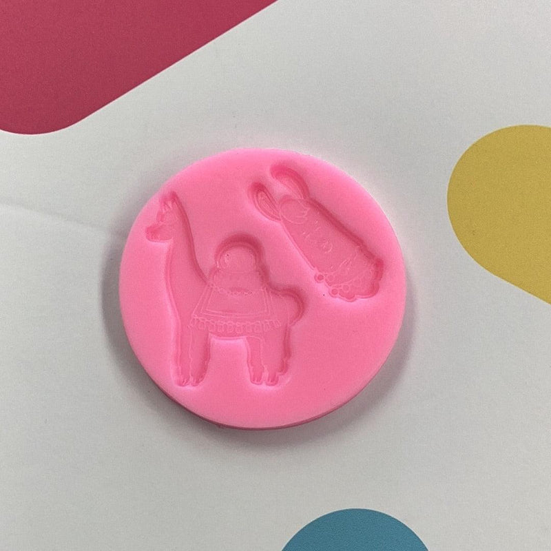 Silicone Mold Llama 2pcs*