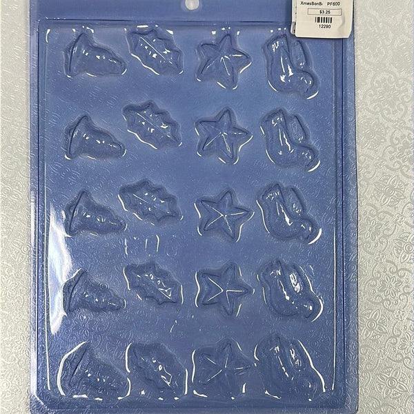 Chocolate Mold Xmas Bon Bon Assortment - Sweet Life Cake Supply
