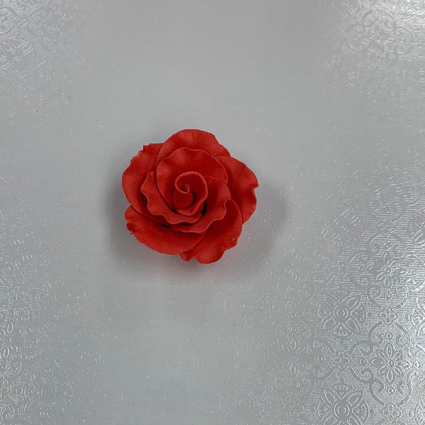 2” Formal Rose Red* - Sweet Life Cake Supply