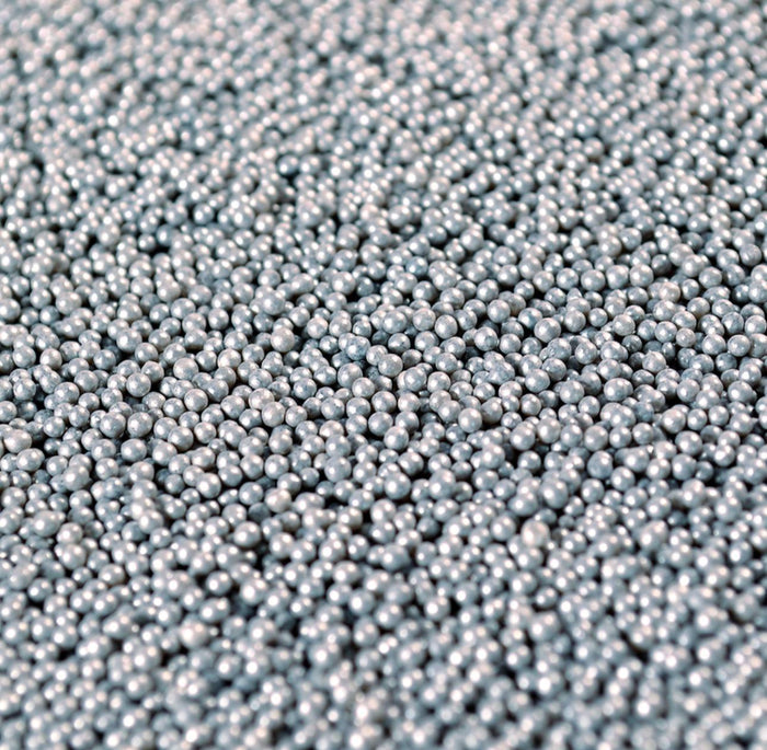 CAI Metallic Silver Non-Pareils - Sweet Life Cake Supply
