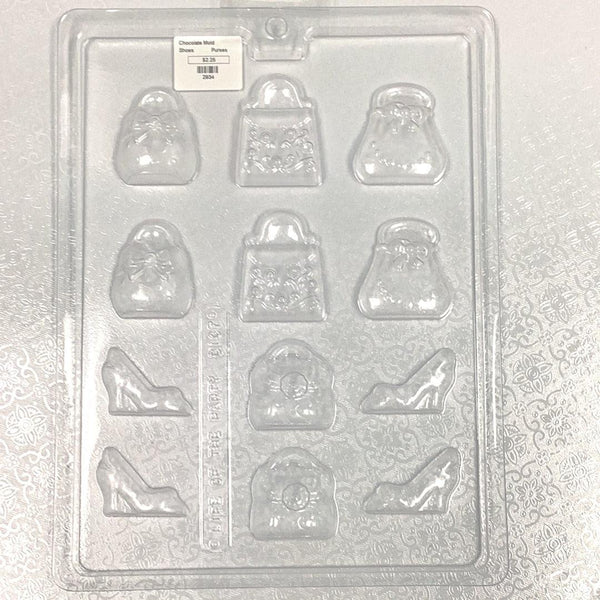 Chocolate Mold Shoes and Purses - Sweet Life Cake Supply