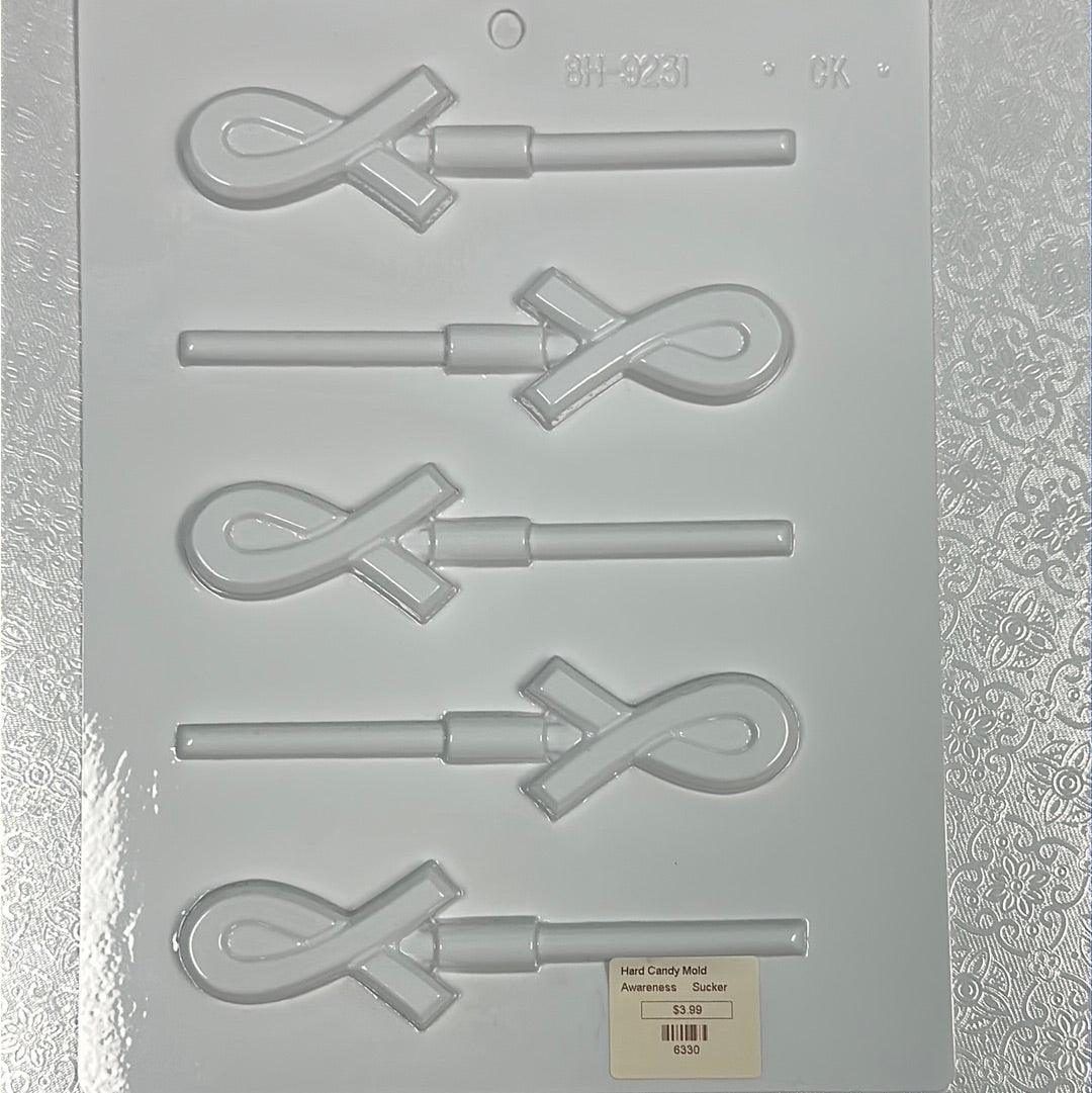 Hard Candy Mold Awareness Ribbon - Sweet Life Cake Supply