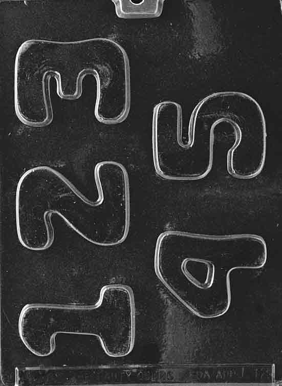 Chocolate Mold Numbers 1-5