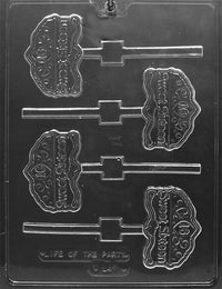 Chocolate Lollipop Mold Sweet Sixteen - Sweet Life Cake Supply