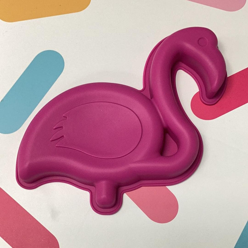 Silicone Mold Large 3D Flamingo*