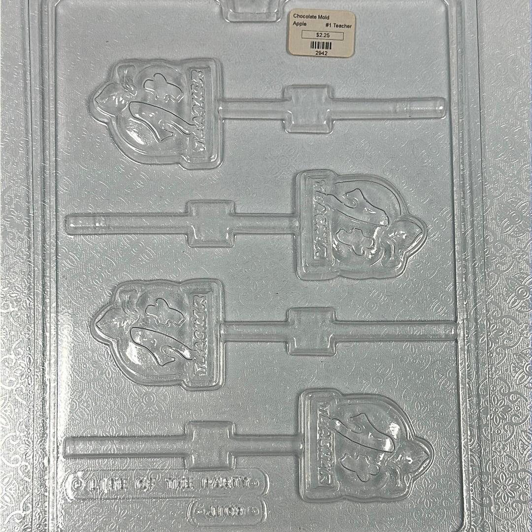 Chocolate Lollipop Mold A+ Teacher - Sweet Life Cake Supply
