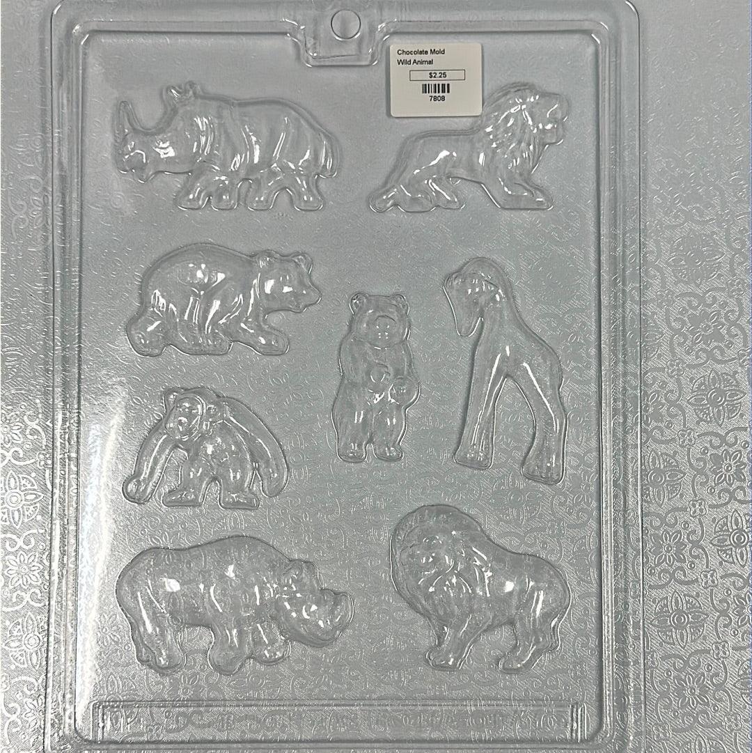 Chocolate Mold Zoo Animals - Sweet Life Cake Supply