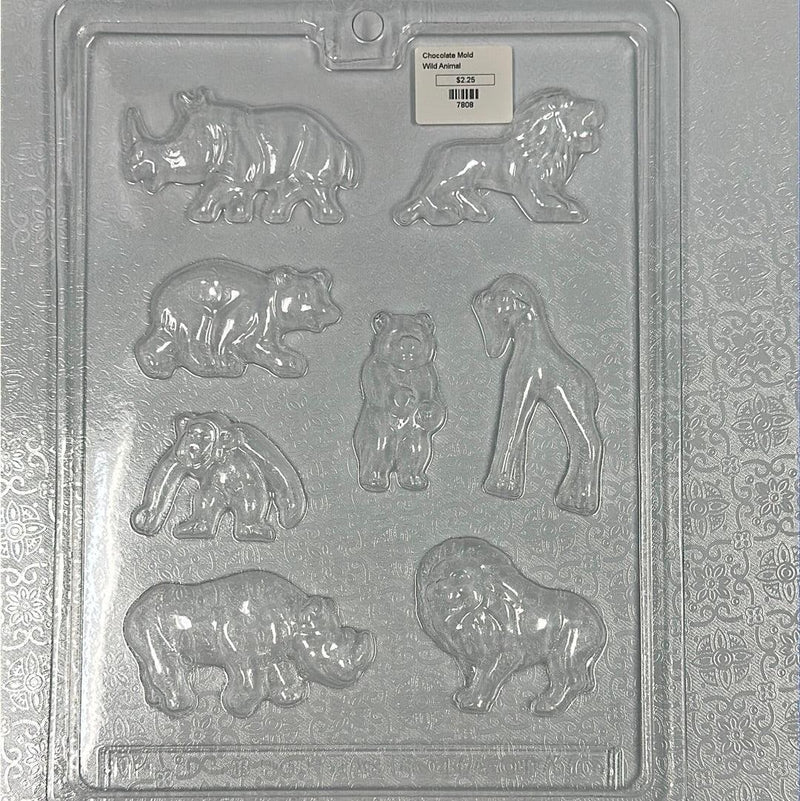 Chocolate Mold Zoo Animals