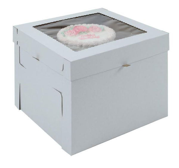 8" x 8" x 8" Corrugated Cake Box - Sweet Life Cake Supply
