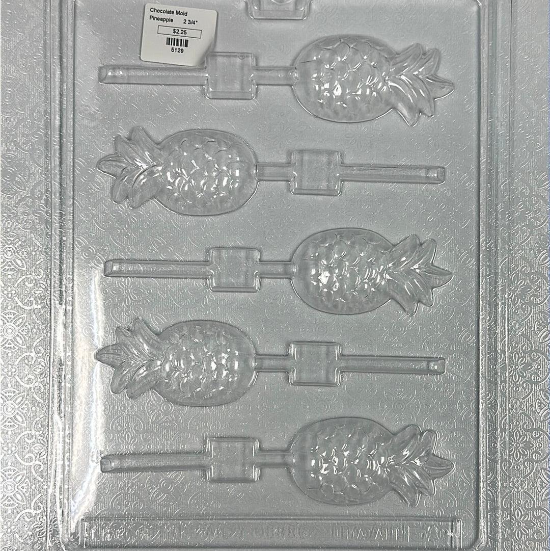Chocolate Lollipop Mold Pineapple - Sweet Life Cake Supply