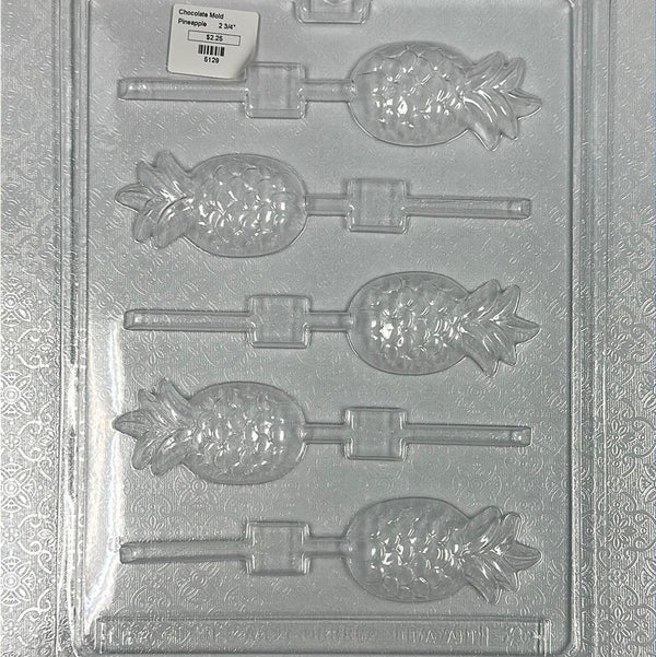 Chocolate Lollipop Mold Pineapple - Sweet Life Cake Supply
