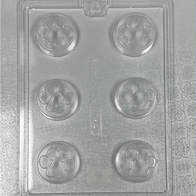 Chocolate Cookie Mold Paw Print