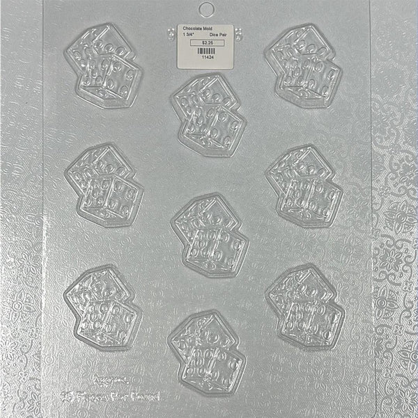 Chocolate Mold Dice - Sweet Life Cake Supply